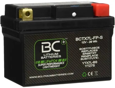 BATTERIA MOTO AL LITIO BC BATTERY PER HUSABERG FS450E SUPERMOTO 2004>2008