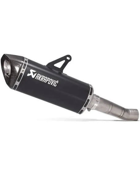 TERMINALE DI SCARICO AKRAPOVIC OMOLOGATO IN TITANIO NERO PER DUCATI MONSTER 1200 / 821 2014>2016