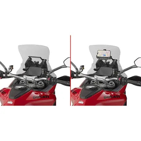 GIVI TRAVERSINO DI MONTAGGIO GPS/SMARTPHONE PER DUCATI MULTISTRADA 1200 2015>