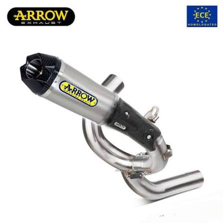 TERMINALE DI SCARICO ARROW WORKS OMOLOGATO IN ACCIAIO PER DUCATI MULTISTRADA 1200/S 2015>2017