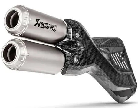 TERMINALE SCARICO AKRAPOVIC OMOLOGATO TITANIO DUCATI MULTISTRADA 950/1200 ENDURO 17-20