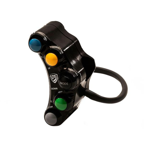 PULSANTIERA SINISTRA CNC RACING NERA RACING APRILIA RSV4 RACING FACTORY 2015-2016