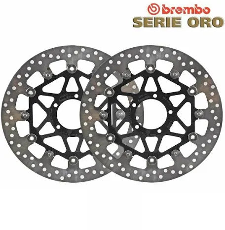 COPPIA DI DISCHI FRENO BREMBO SERIE ORO ANTERIORI FLOTTANTI PER KTM 1050 ADVENTURE ABS 2015>2016