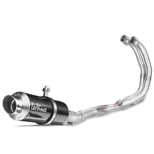 TERMINALE SCARICO LEOVINCE GP CORSA MATTE RACING CARBONIO HONDA CBR500R 2016-2018