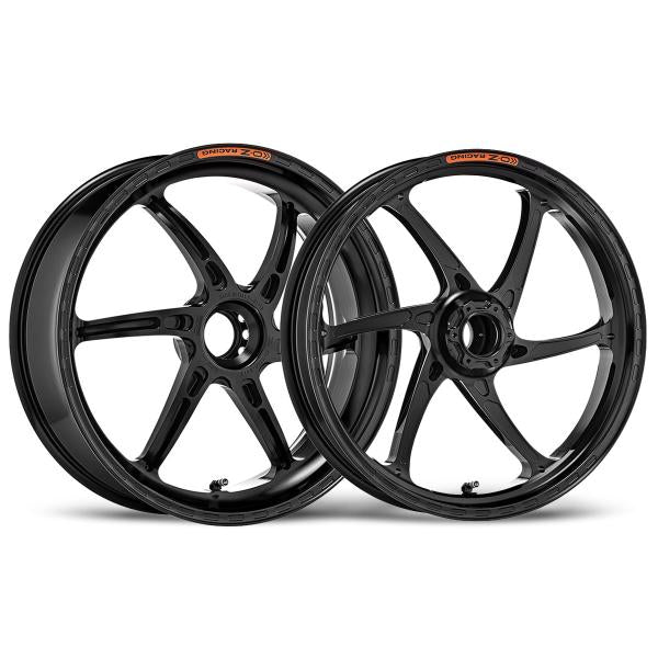 COPPIA CERCHI OZ GASS ALLUMINIO NERO LUCIDO KAWASAKI ZX10R 2006-2024