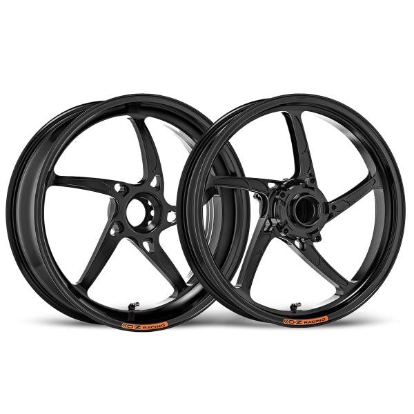 COPPIA CERCHI OZ PIEGA ALLUMINIO NERO LUCIDO KTM SUPERDUKE 1290R 2016-2023