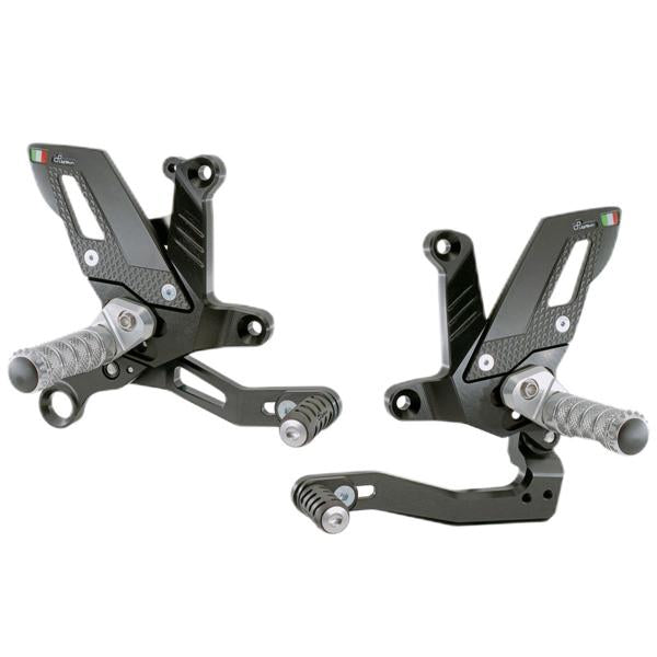 PEDANE REGOLABILI LIGHTECH POGGIAPIEDI SNODATI KTM DUKE 790 2018-2023