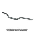 MANUBRIO PBR DIAMETRO 28/22MM ERGAL GRIGIO KTM DUKE LC4 III 690 2007-2010