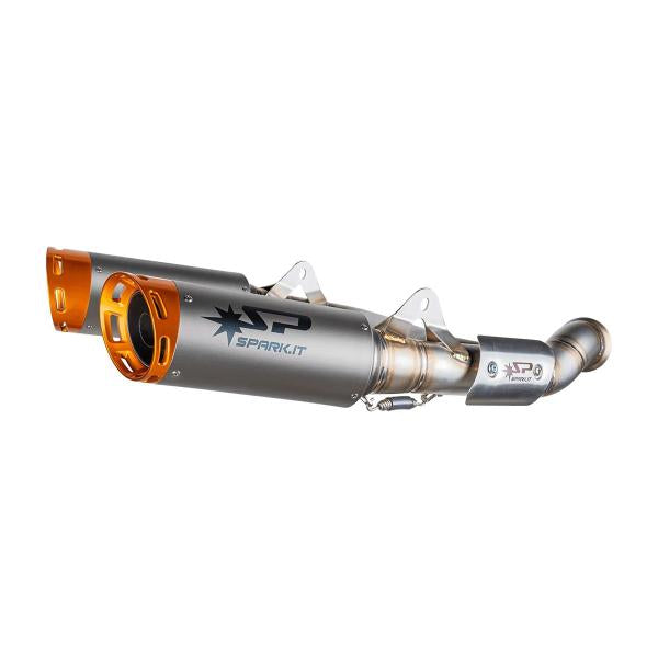 SCARICO SPARK KTM DUKE 790 2018-2020 | DYNO TITANIO FONDELLO ARANCIONE OMOLOGATO