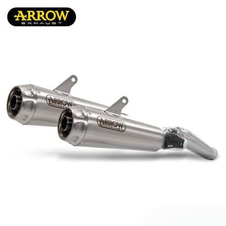 COPPIA TERMINALI DI SCARICO ARROW PRO RACE RACING IN TITANIO PER KTM 790 DUKE 2018-2023