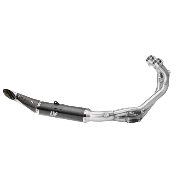SCARICO COMPLETO LEOVINCE LV RACE OMOLOGATO ACCIAIO NERO HONDA CB750 HORNET 2023-2024