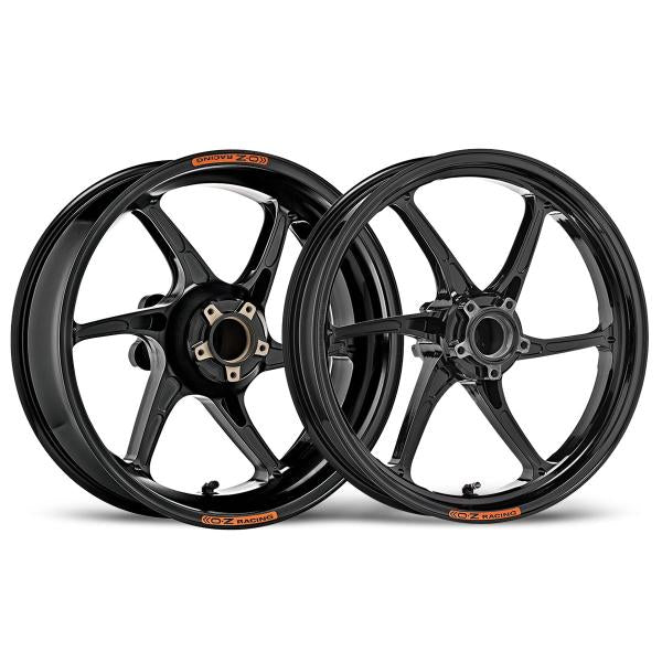 COPPIA CERCHI OZ CATTIVA MAGNESIO NERO LUCIDO HONDA CBR1000RR NO ABS 2008-2016