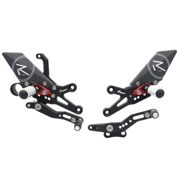 PEDANE REGOLABILI LIGHTECH R VERSION HONDA CBR1000RR 2008-2019