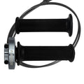 COMANDO GAS RAPIDO ACCOSSATO TITANIO MANOPOLE NERE HONDA CBR1000 2004-201