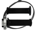 COMANDO GAS RAPIDO ACCOSSATO ARGENTO MANOPOLE NERE HONDA CBR1000 2004-201