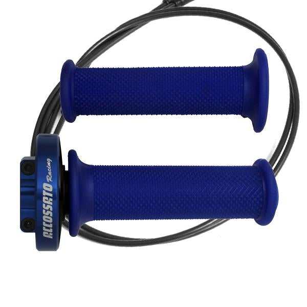 COMANDO GAS RAPIDO ACCOSSATO BLU MANOPOLE BLU HONDA CBR1000 2004-2012