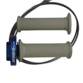 COMANDO GAS RAPIDO ACCOSSATO BLU MANOPOLE TITANIO HONDA CBR1000 2004-2012