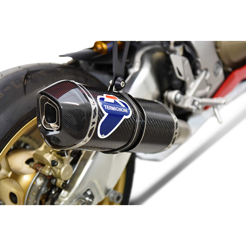 IMPIANTO DI SCARICO COMPLETO TERMIGNONI RELEVANCE TITANIO NERO RACING PER HONDA CBR1000RR 2017>2019