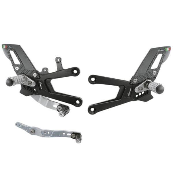 PEDANE REGOLABILI LIGHTECH POGGIAPIEDI SNODATI HONDA CBR1000RR-R 2020-2025