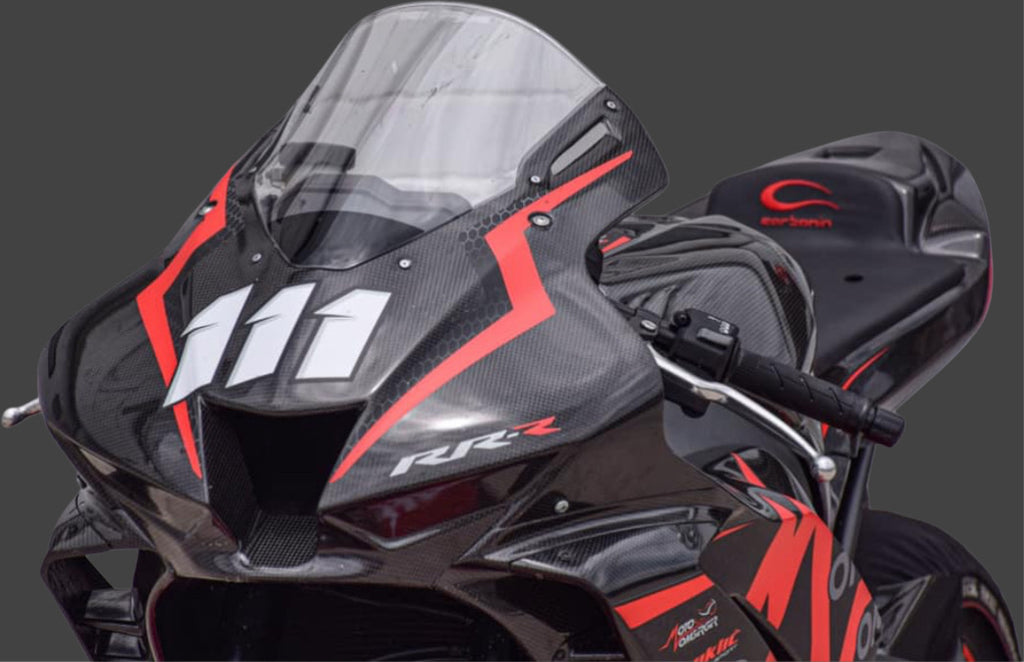 CARBONIN CARENA COMPLETA PER PISTA IN FIBRA DI CARBONIO LUCIDA PER HONDA CBR1000RR-R 2020>