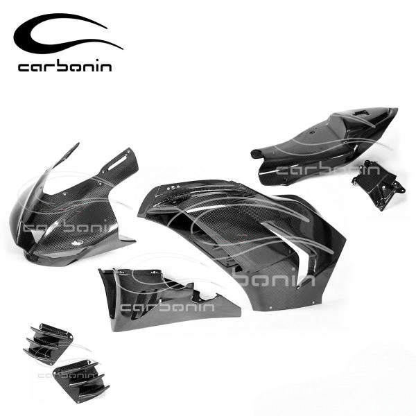 CARBONIN CARENA COMPLETA PER PISTA IN FIBRA DI CARBONIO LUCIDA PER HONDA CBR1000RR-R 2020>