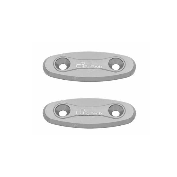 COPPIA TAPPI SPECCHIETTI RETROVISORI LIGHTECH IN ERGAL  PER HONDA CBR600RR 2004>2016