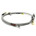 KIT TUBI FRENO ACCOSSATO TRASPARENTI CON RACCORDO INOX PER HONDA CBR600RR 2003-2004