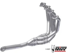 COLLETTORI MIVV ACCIAIO RACING KAWASAKI NINJA 1000SX/TOURER 2020-2024