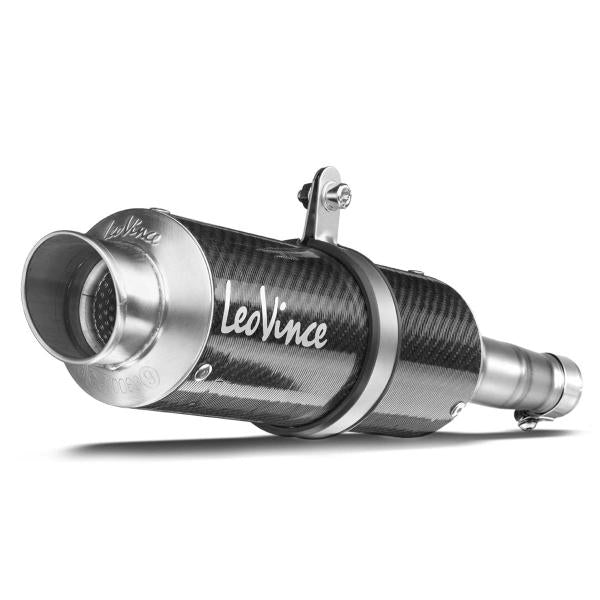 TERMINALE SCARICO LEOVINCE GP CORSA RACING CARBONIO KAWASAKI NINJA 125 2019-2024