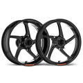 COPPIA CERCHI OZ PIEGA ALLUMINIO NERO LUCIDO KAWASAKI ZX10R 2004>2005
