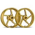 COPPIA CERCHI OZ PIEGA ALLUMINIO ORO KAWASAKI NINJA 400/Z400 2018-2023