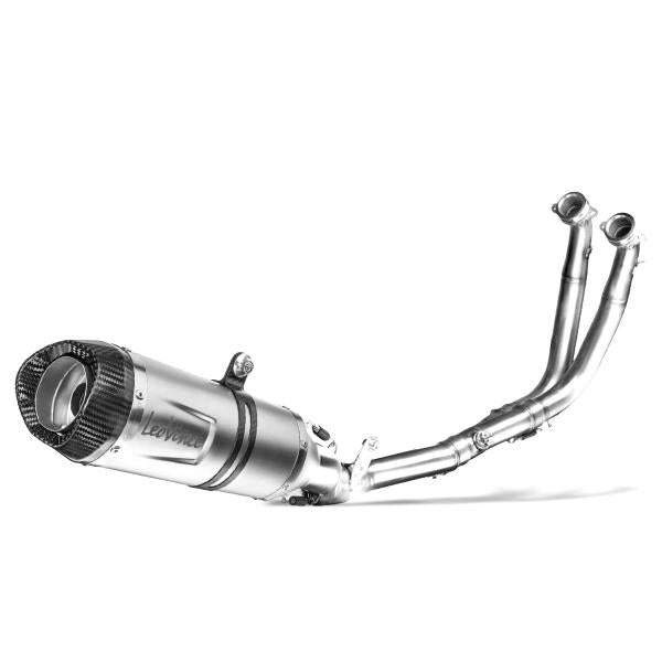 SCARICO COMPLETO LEOVINCE FACTORY S RACING ACCIAIO KAWASAKI NINJA 400 2022-2024