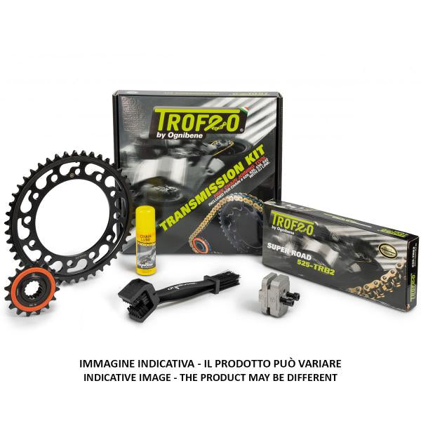 KIT TRASMISSIONE TROFEO CATENA 520 CORONA 46 PIGNONE 15 KAWASAKI NINJA 650 ABS 2017-2020