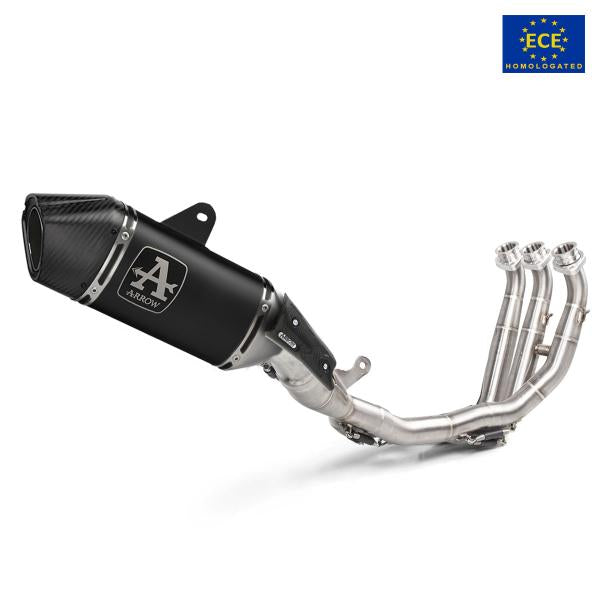 SCARICO COMPLETO ARROW VELOCE ALLUMINIO NERO OMOLOGATO KAWASAKI NINJA 650 2024