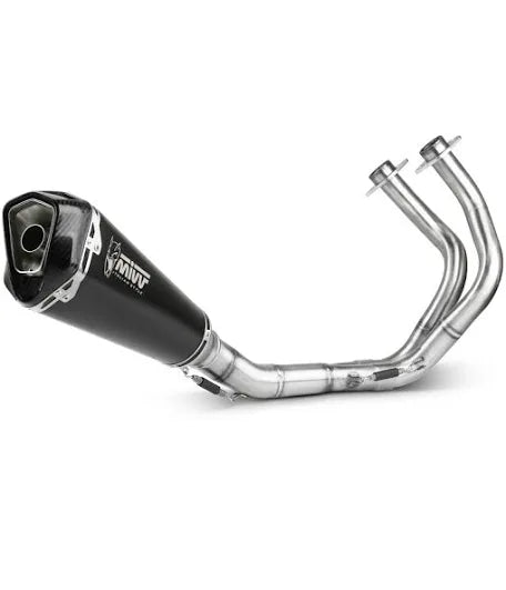 SCARICO COMPLETO MIVV DELTA RACE ACCIAIO NERO OMOLOGATO KAWASAKI NINJA 650 2017-2023
