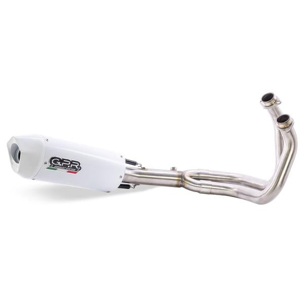 SCARICO GPR ALBUS EVO4 BIANCO OMOLOGATO CAT KAWASAKI NINJA 650 2023-2024