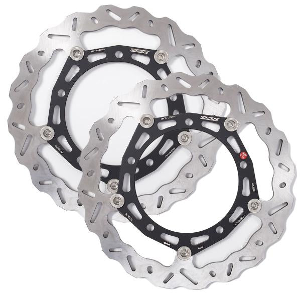 COPPIA DISCHI FRENO ANTERIORI BRAKING SK2 KAWASAKI ZX10R 2008-2015