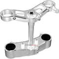 TRAPEZI FORCELLA ROBBY MOTO IN ERGAL SILVER PER KAWASAKI ZX10R 2004>2005