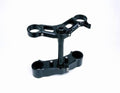 TRAPEZI FORCELLA ROBBY MOTO IN ERGAL NERO PER KAWASAKI ZX10R 2004>2005