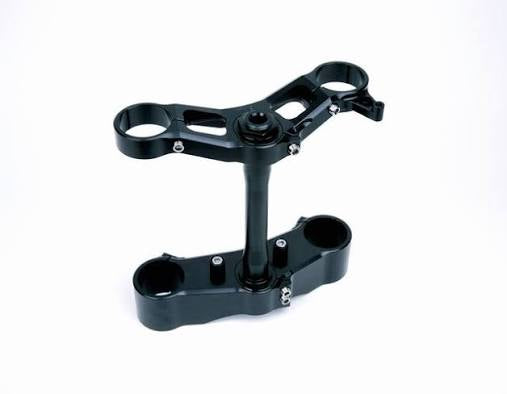 TRAPEZI FORCELLA ROBBY MOTO IN ERGAL NERO PER KAWASAKI ZX10R 2004>2005