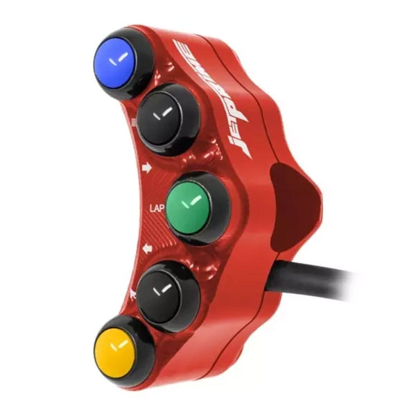PULSANTIERA SINISTRA JETPRIME STRADALE ROSSO KAWASAKI NINJA ZX10R 2004-2007