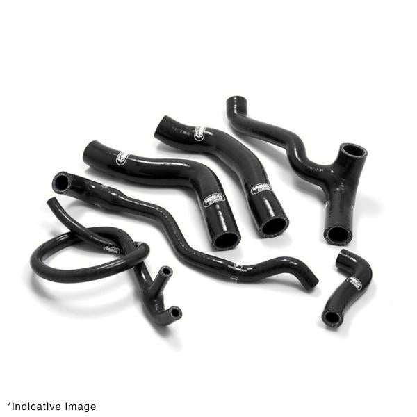 KIT TUBI RADIATORE SAMCO NERI KAWASAKI ZX10R 2006-2007