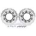 KIT DISCHI FRENO MAGGIORATI ANTERIORI 320 BRAKING KAWASAKI ZX10R 2004-2007