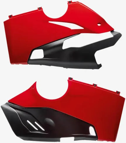 CARENA/PANCIA INFERIORE DESTRA E SINISTRA PER IL MONTAGGIO DELLO SCARICO AKRAPOVIC V4/V4S 2018-2021