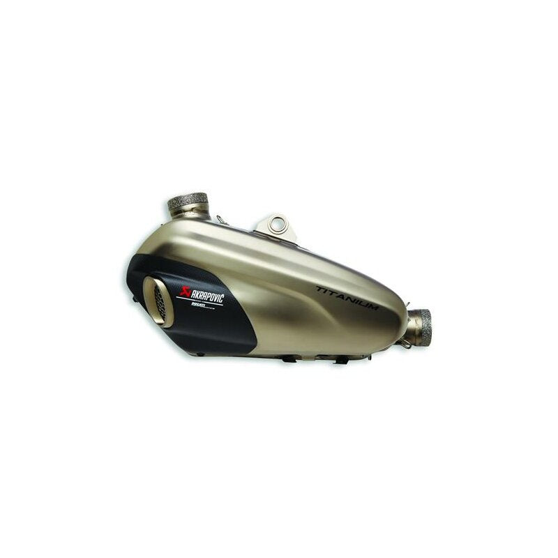 AKRAPOVIC TERMINALE DI SCARICO OMOLOGATO EURO4 IN TITANIO PER DUCATI PANIGALE V4/V4S 2018>
